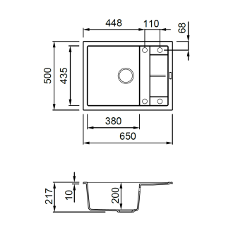 elleci unico 125 g39 mosogatótálca
