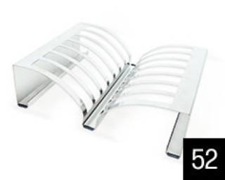 Elleci OUTLET - Edényszárító fém lapos 24,6x21,3x6,8 - Kifutó termék!