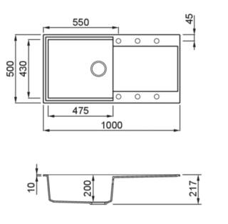 elleci easy 480 g48 mosogatótálca 