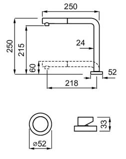 ELLECI - Csaptelep Fold Fekete