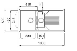 elleci tekno 475 g48 mosogatótálca