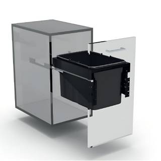 EKOTECH - Beépíthető hulladékgyűjtő FRONT 40 - 1x34 liter