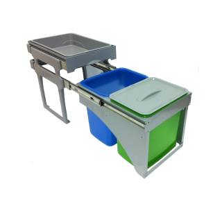 EKOTECH - Beépíthető hulladékgyűjtő TANK FRONT 40 - 2x16 liter