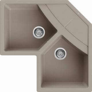 ELLECI - Gránit mosogatótálca Unico CORNER sarok G43
